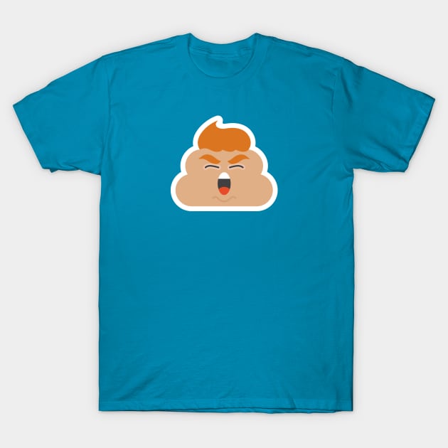 "Donald Dump" Trump Poop Emoji - Funny Politics Shirt T-Shirt by nicklacke